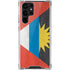 Antigua and Barbuda Flag Distressed Galaxy S22 Ultra Clear Case